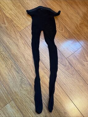 Women’s Black Sheer Fishnet Tights Well Worn